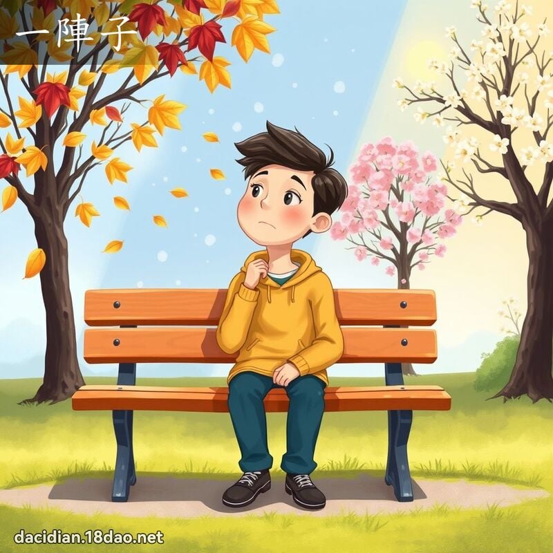 一阵子 - 国语大辞典配图