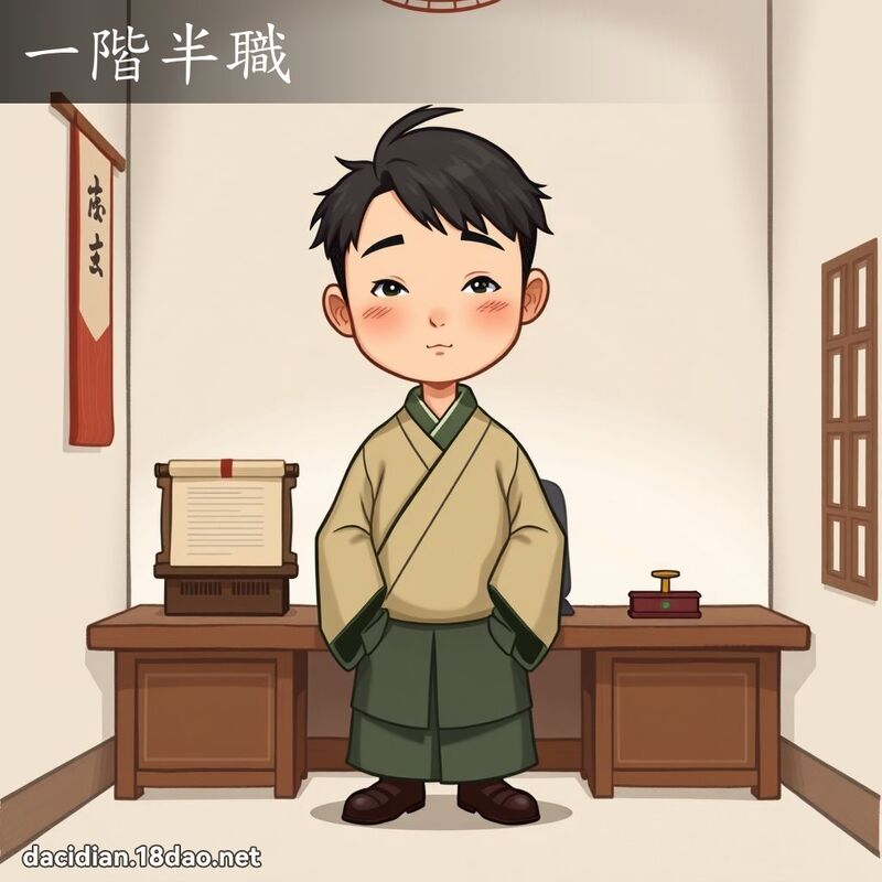 一階半職 - 國語大辭典配圖
