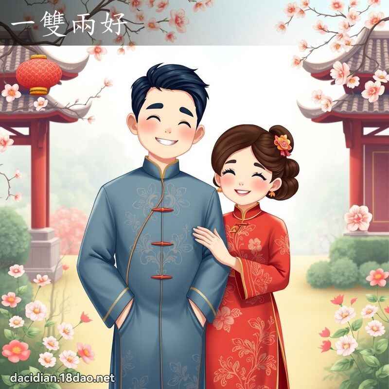 一双两好 - 国语大辞典配图