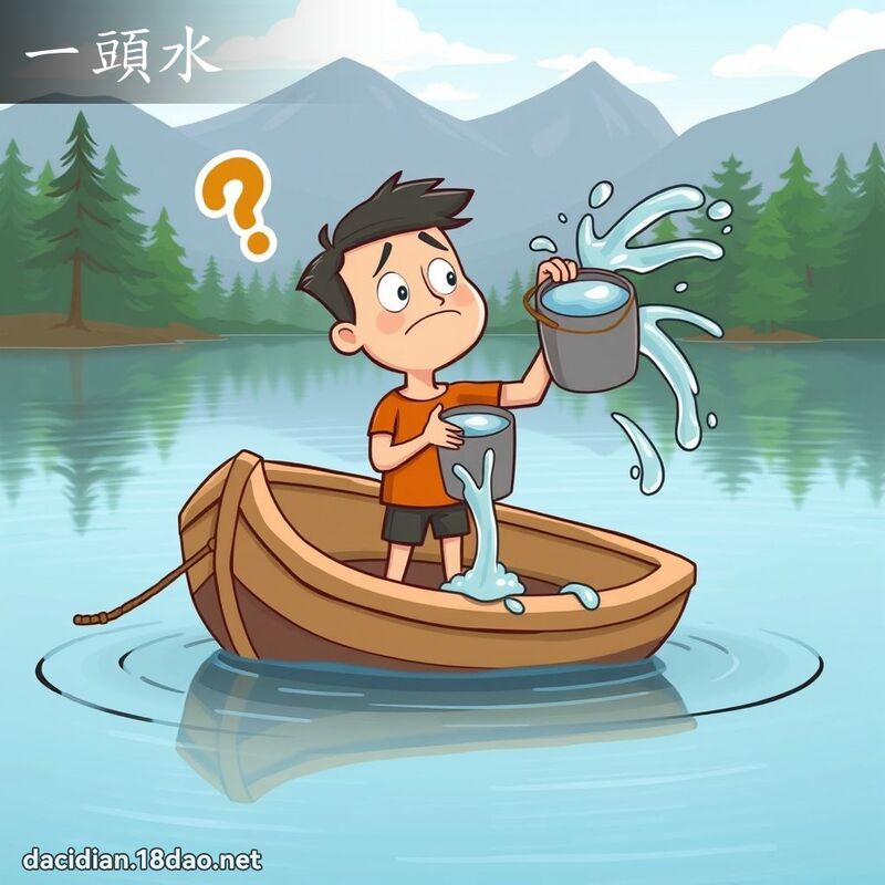 一頭水 - 國語大辭典配圖