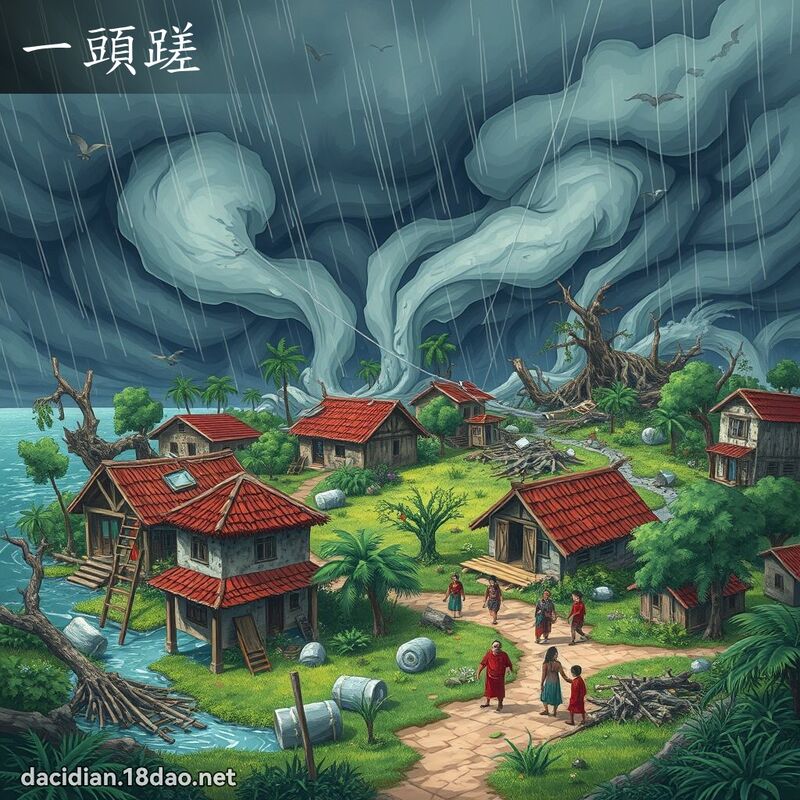一头蹉 - 国语大辞典配图