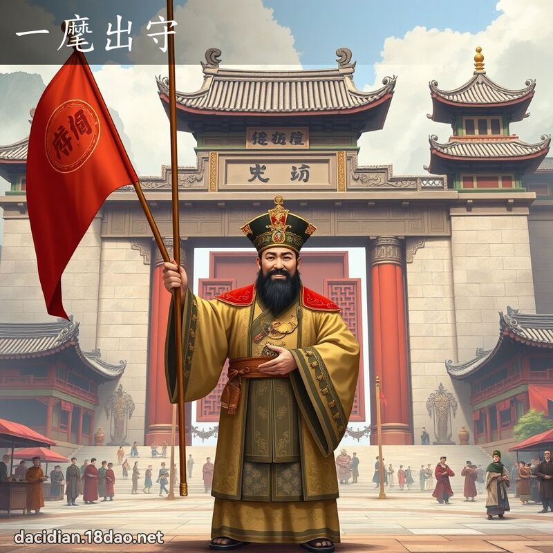 一麾出守 - 國語大辭典配圖