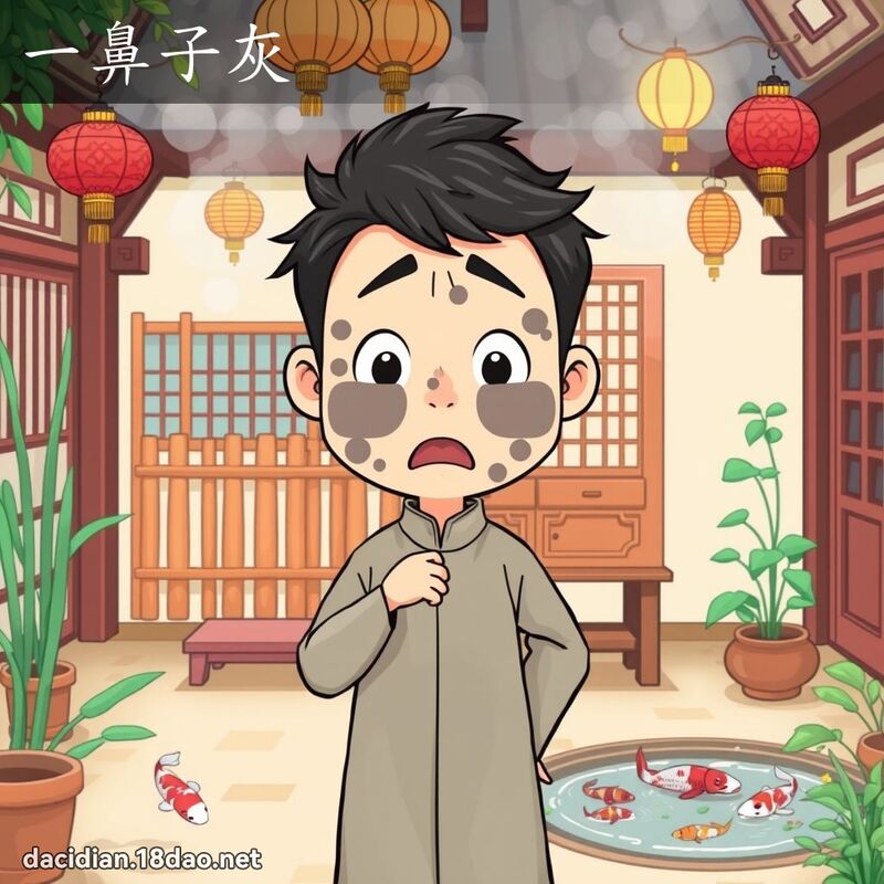 一鼻子灰 - 国语大辞典配图