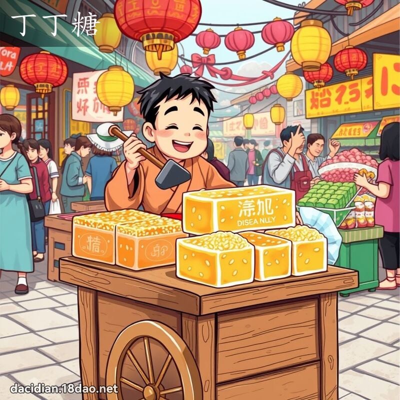 丁丁糖 - 國語大辭典配圖