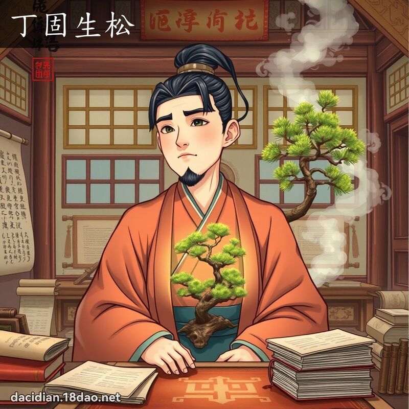 丁固生松 - 國語大辭典配圖