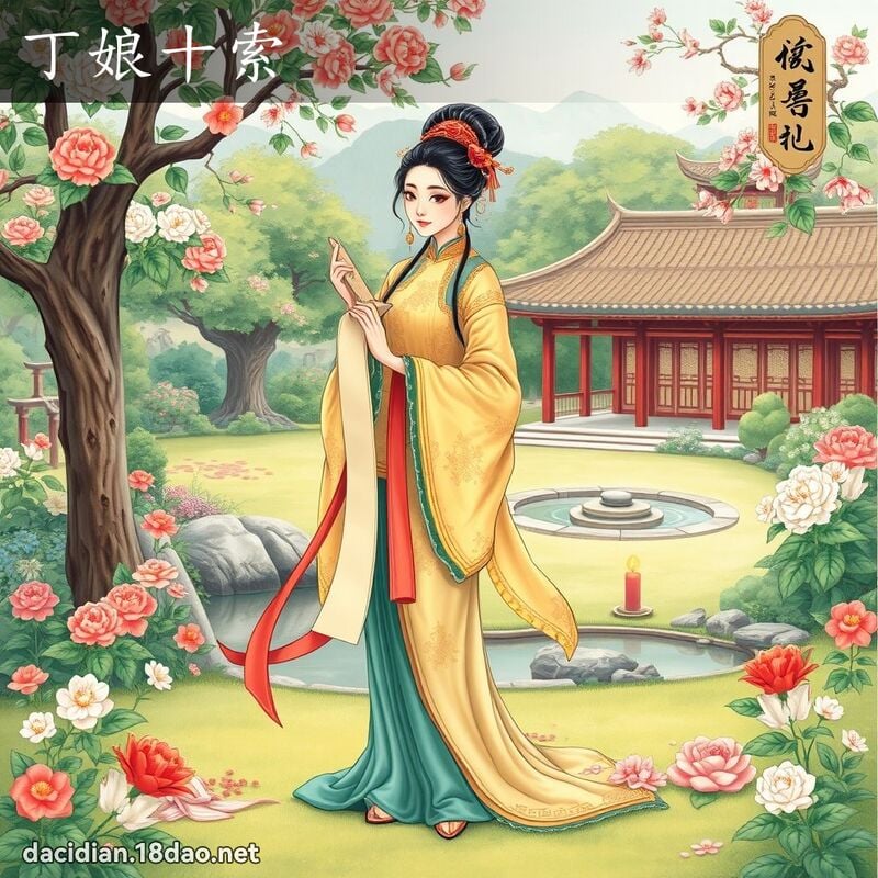 丁娘十索 - 國語大辭典配圖
