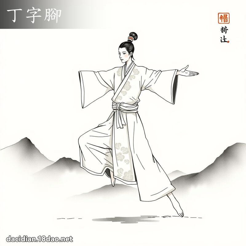 丁字腳 - 國語大辭典配圖