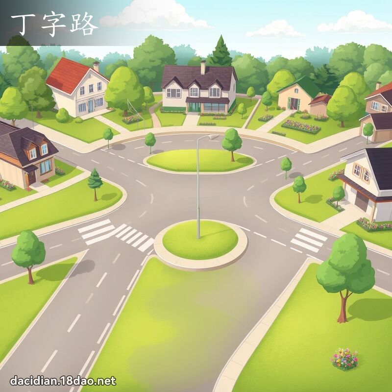 丁字路 - 国语大辞典配图