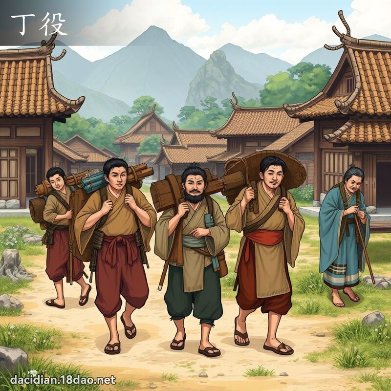 丁役 - 国语大辞典配图