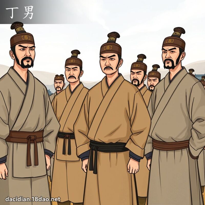 丁男 - 国语大辞典配图