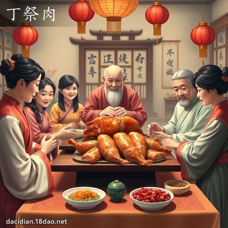 丁祭肉 - 國語大辭典配圖