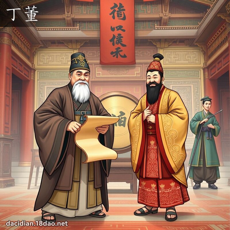 丁董 - 國語大辭典配圖