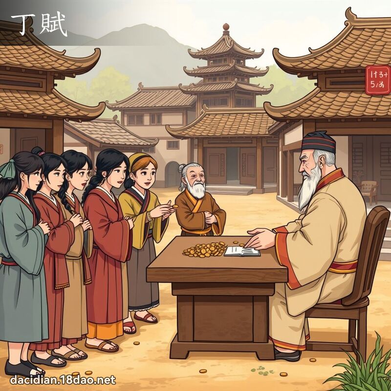 丁赋 - 国语大辞典配图