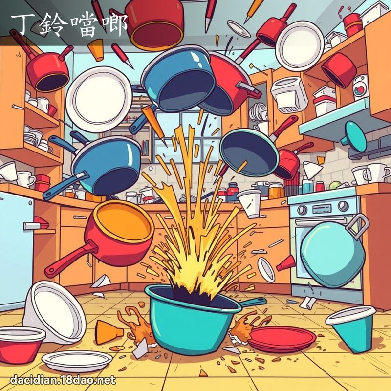 丁鈴噹啷 - 國語大辭典配圖