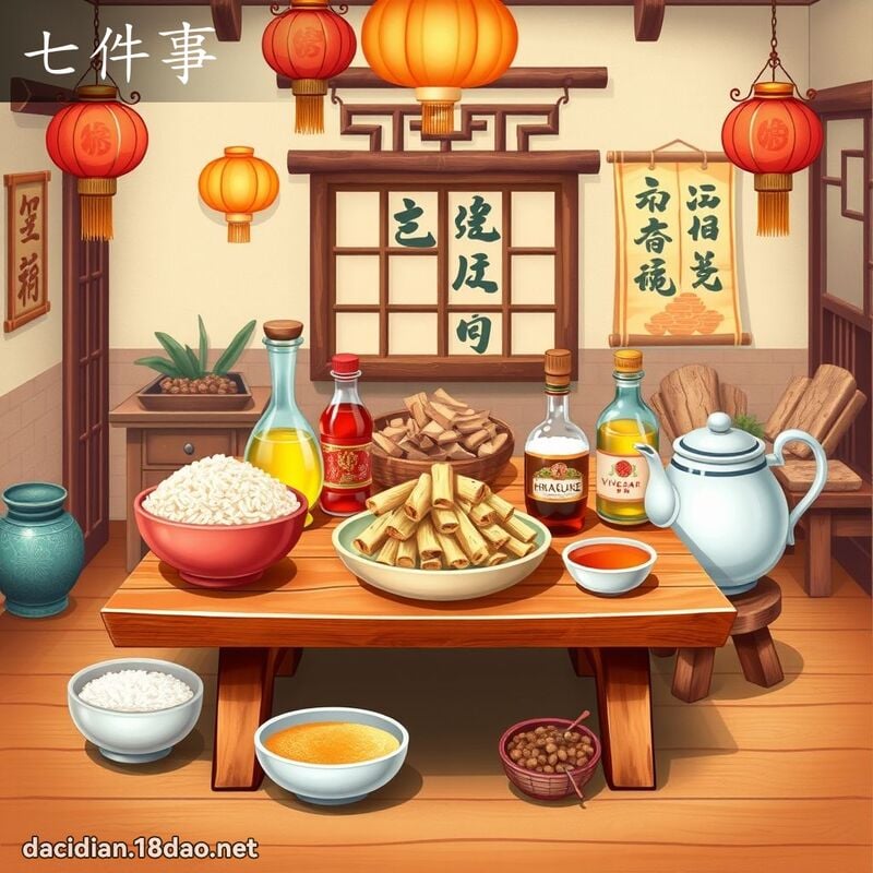 七件事 - 国语大辞典配图