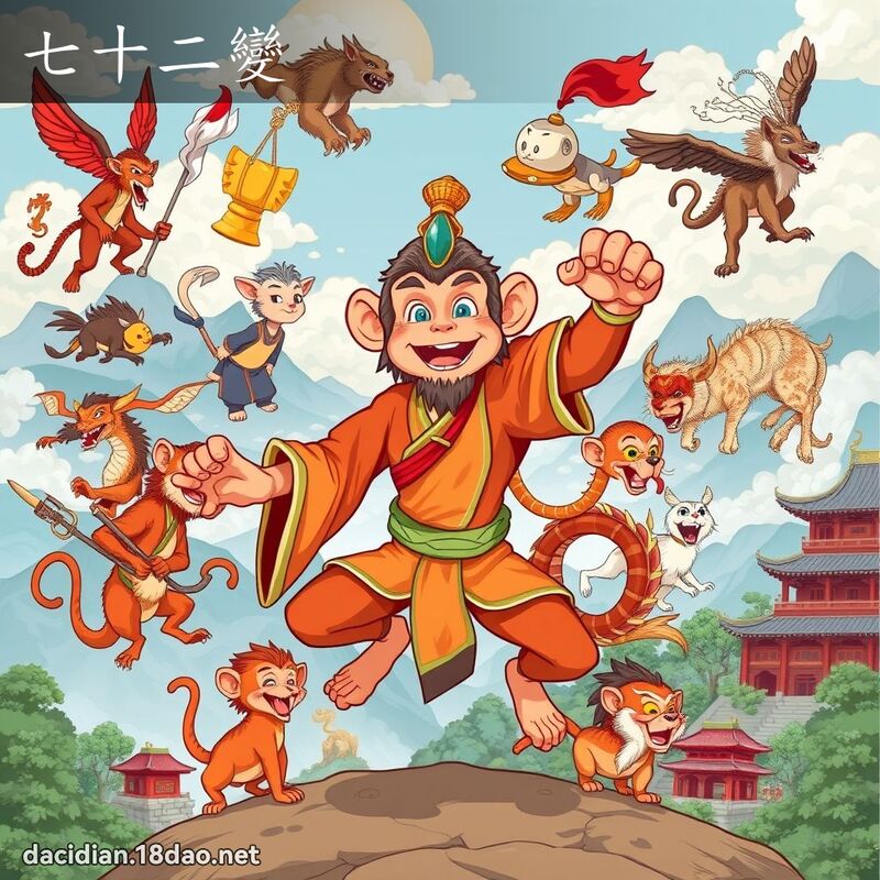 七十二變 - 國語大辭典配圖