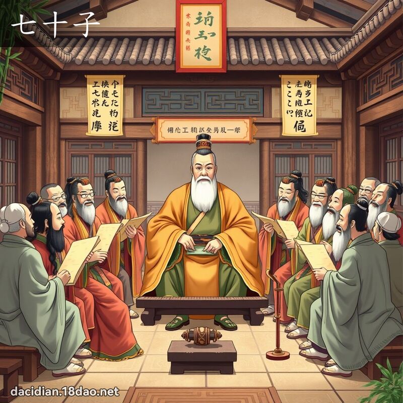 七十子 - 国语大辞典配图
