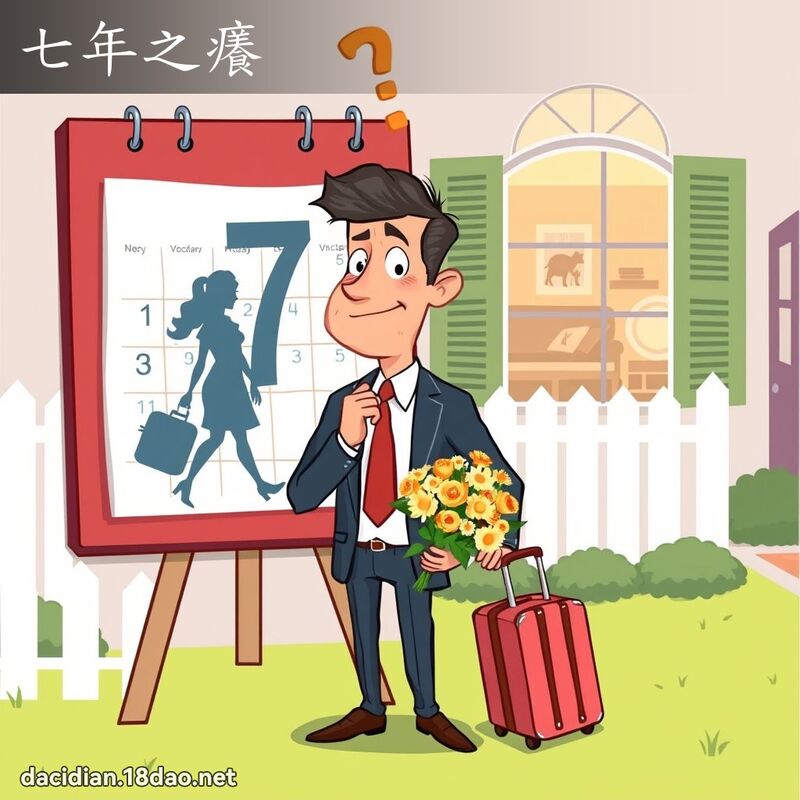 七年之痒 - 国语大辞典配图