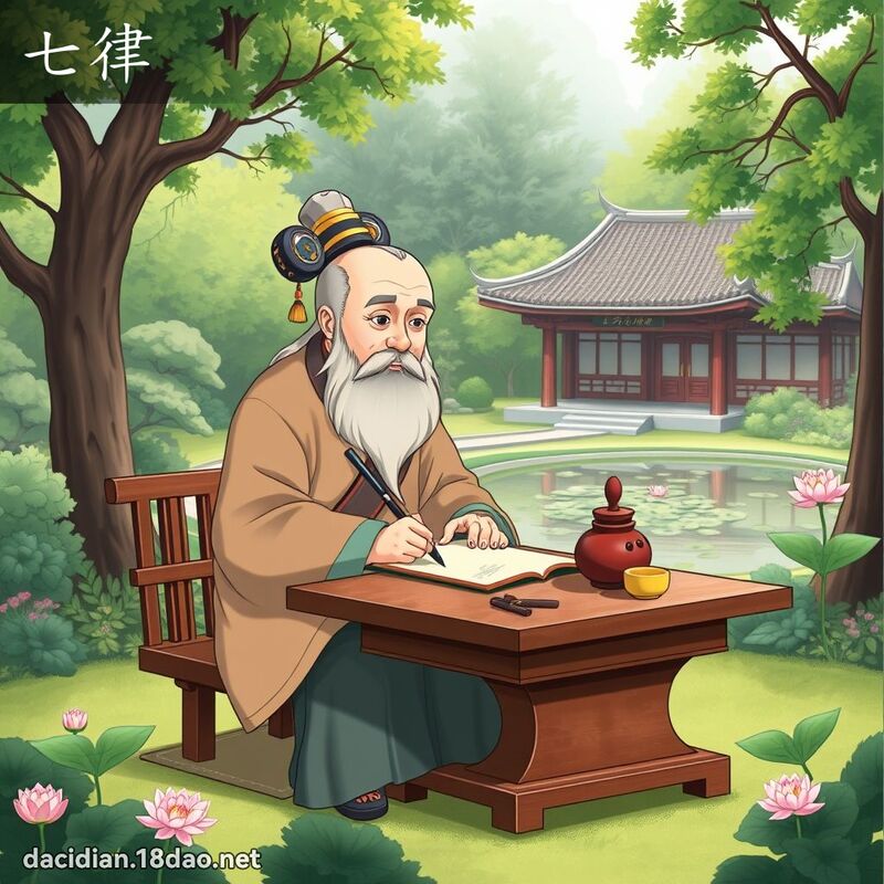 七律 - 国语大辞典配图