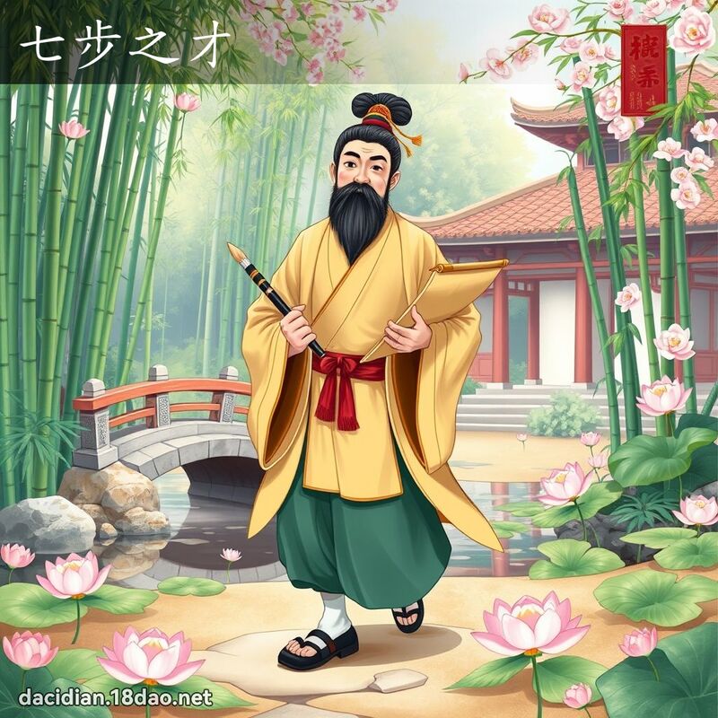七步之才 - 国语大辞典配图