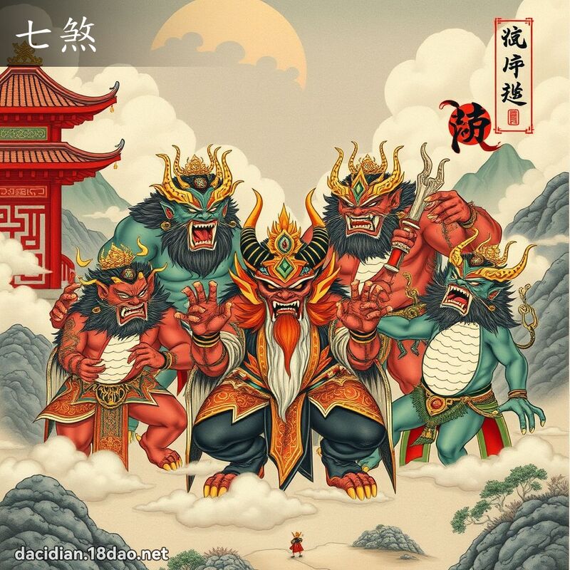七煞 - 國語大辭典配圖