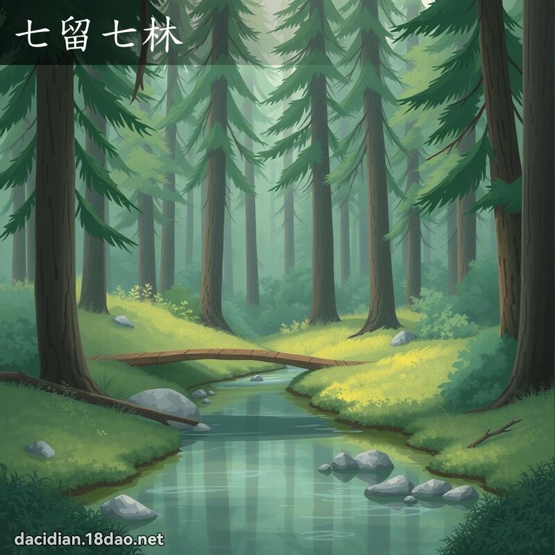 七留七林 - 國語大辭典配圖