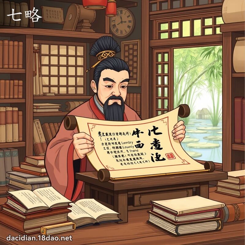 七略 - 國語大辭典配圖