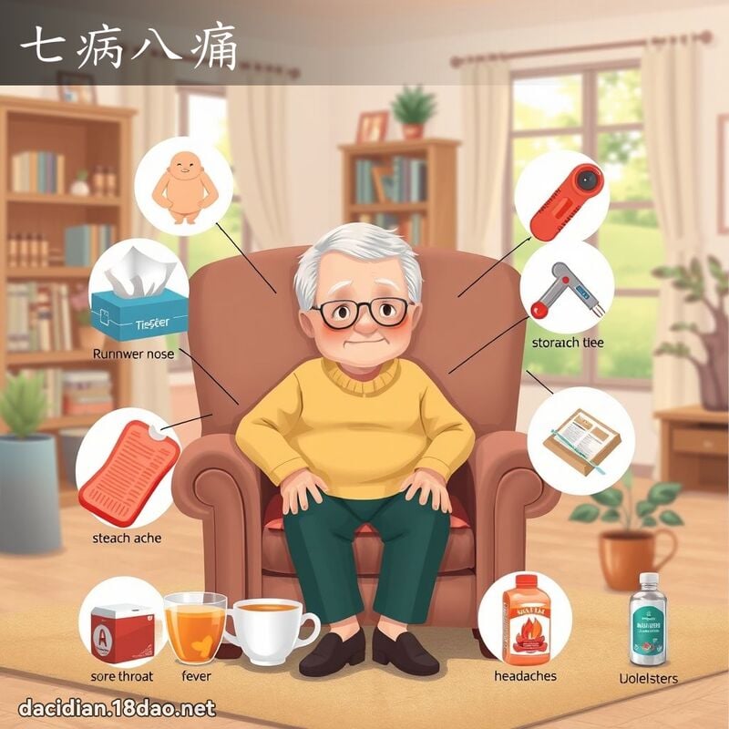 七病八痛 - 國語大辭典配圖