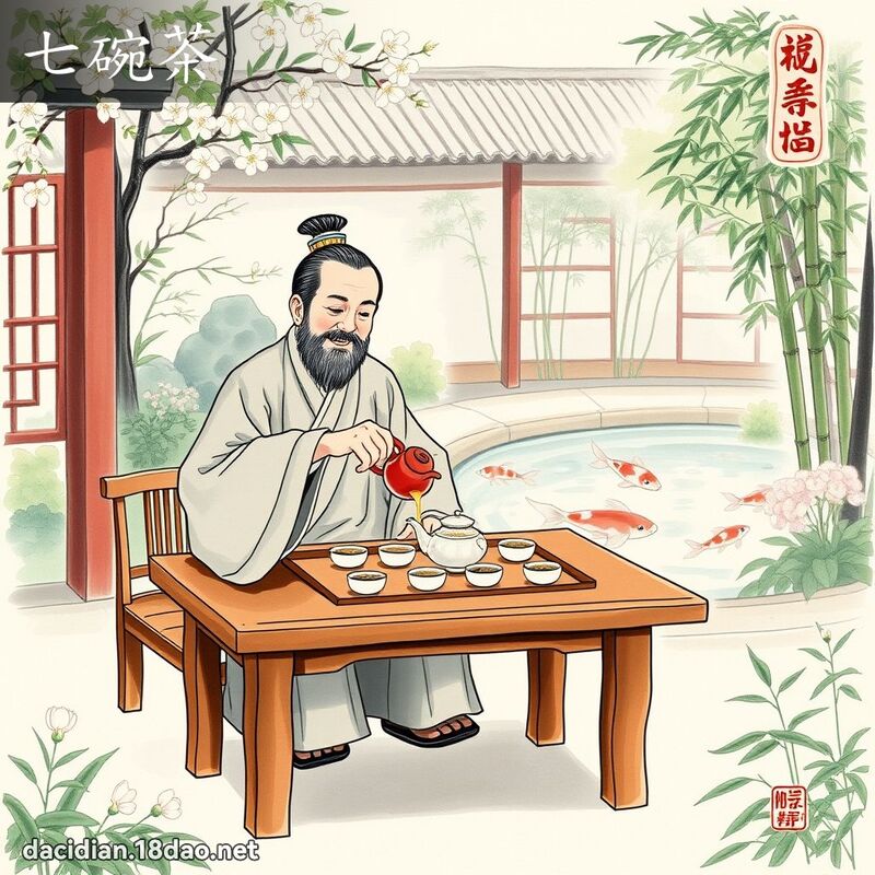 七碗茶 - 国语大辞典配图