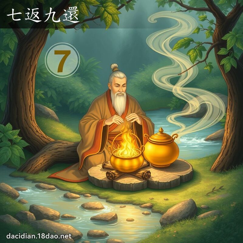 七返九还 - 国语大辞典配图