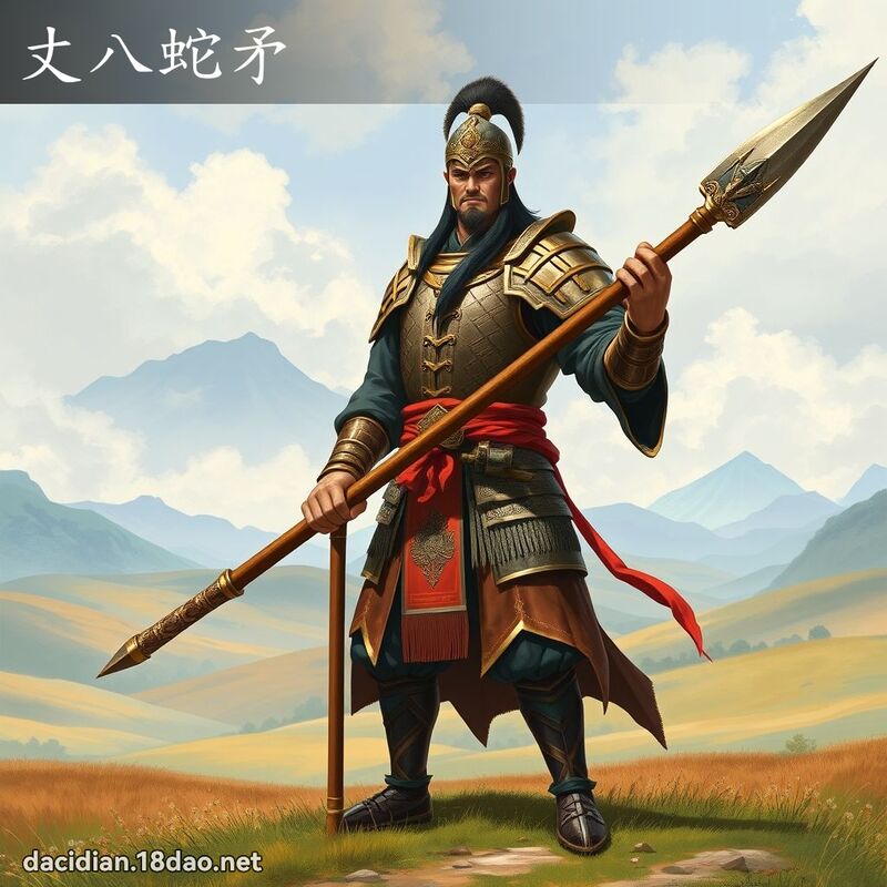 丈八蛇矛 - 国语大辞典配图