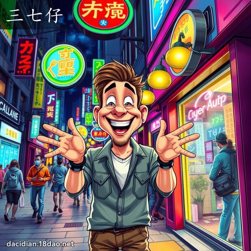 三七仔 - 國語大辭典配圖