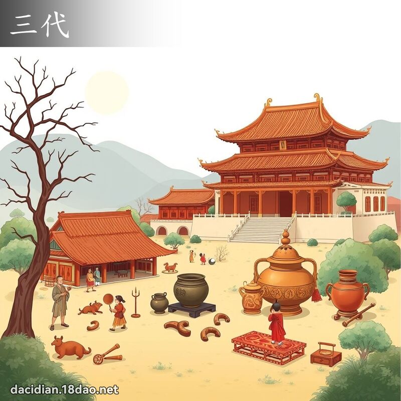 三代 - 國語大辭典配圖