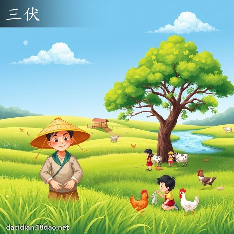 三伏 - 國語大辭典配圖