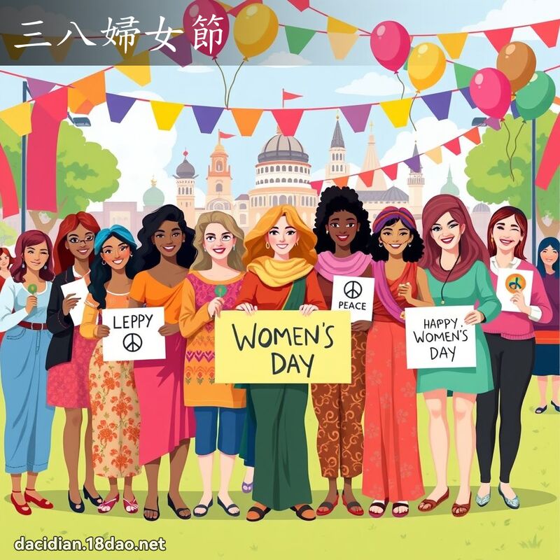 三八妇女节 - 国语大辞典配图