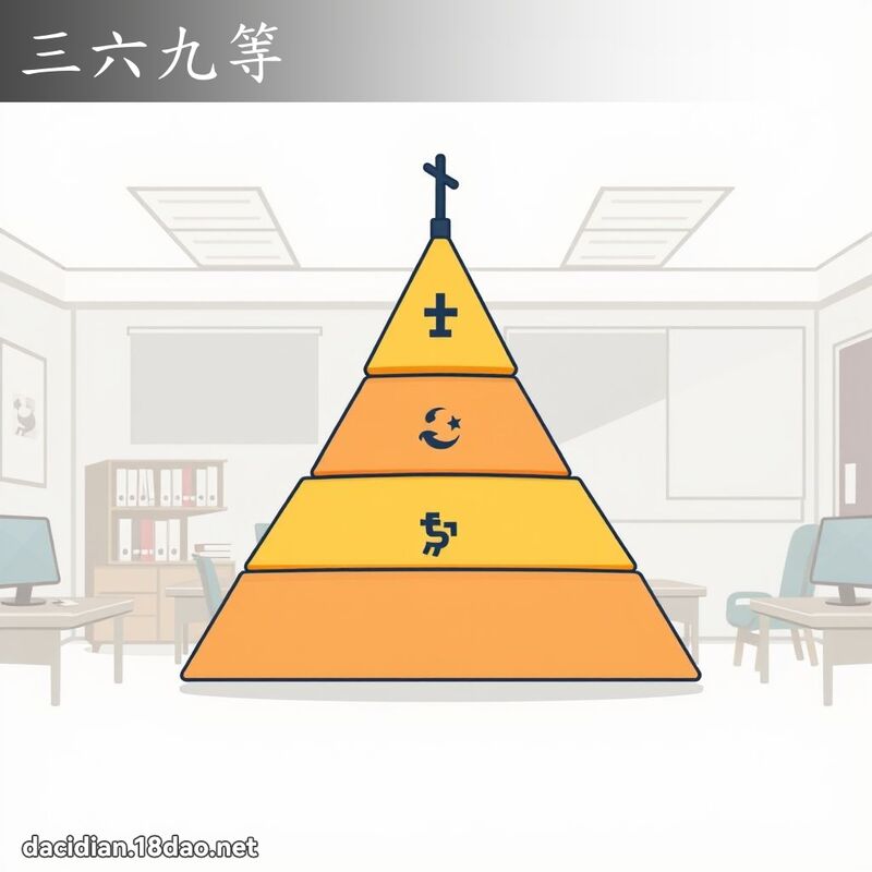 三六九等 - 國語大辭典配圖