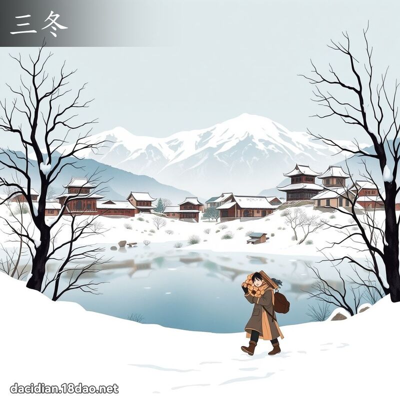 三冬 - 国语大辞典配图