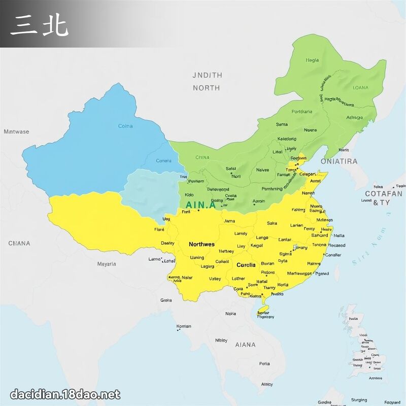 三北 - 國語大辭典配圖