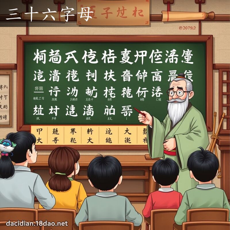 三十六字母 - 國語大辭典配圖