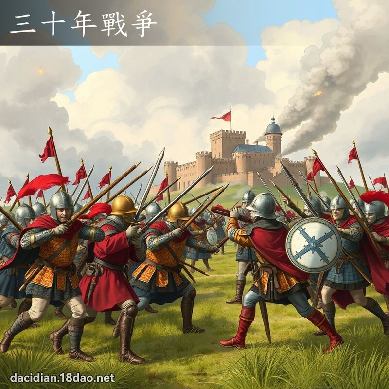 三十年戰爭 - 國語大辭典配圖
