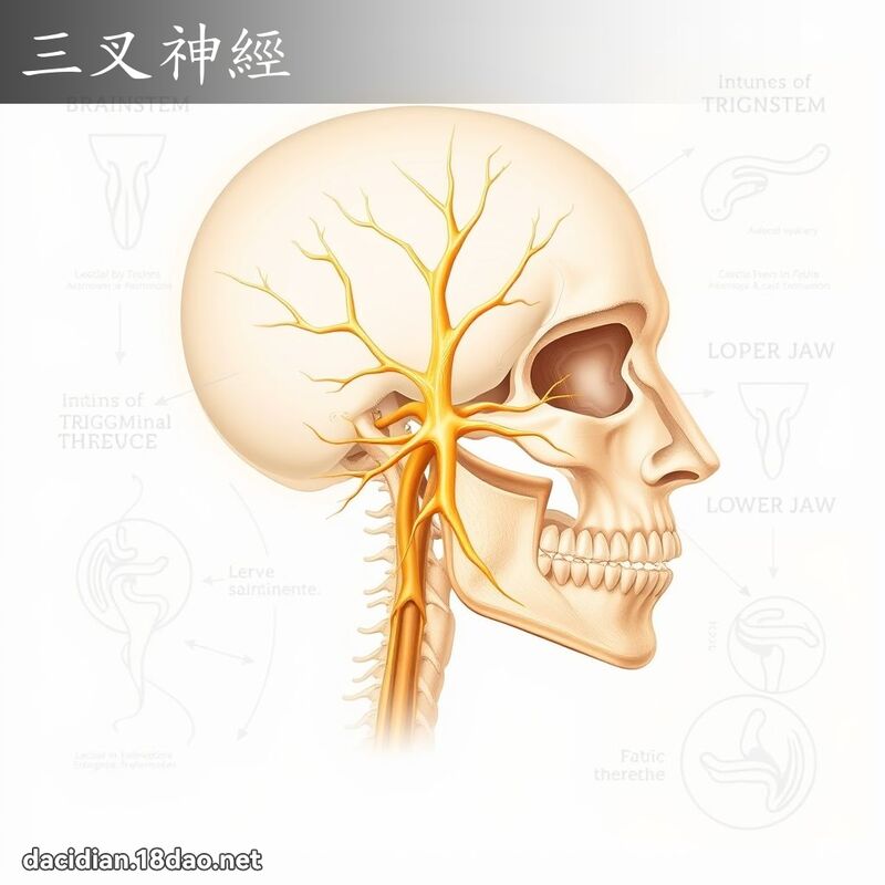 三叉神經 - 國語大辭典配圖
