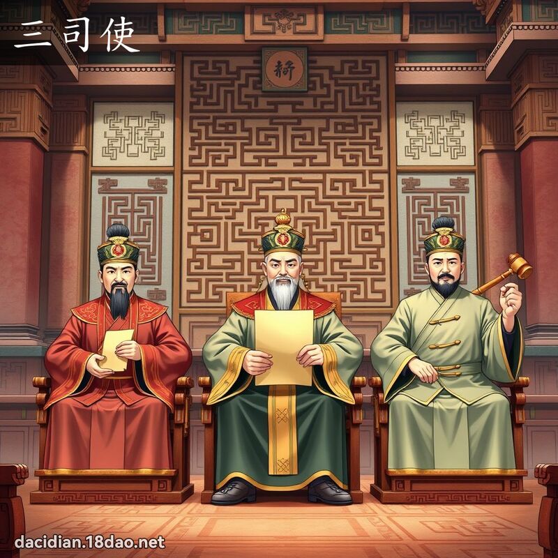 三司使 - 国语大辞典配图