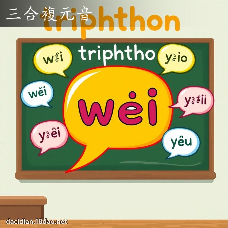 三合复元音 - 国语大辞典配图