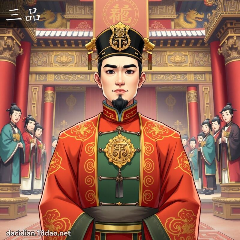 三品 - 国语大辞典配图