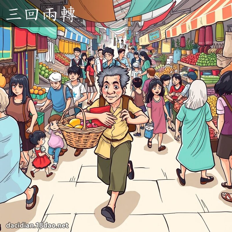 三回两转 - 国语大辞典配图