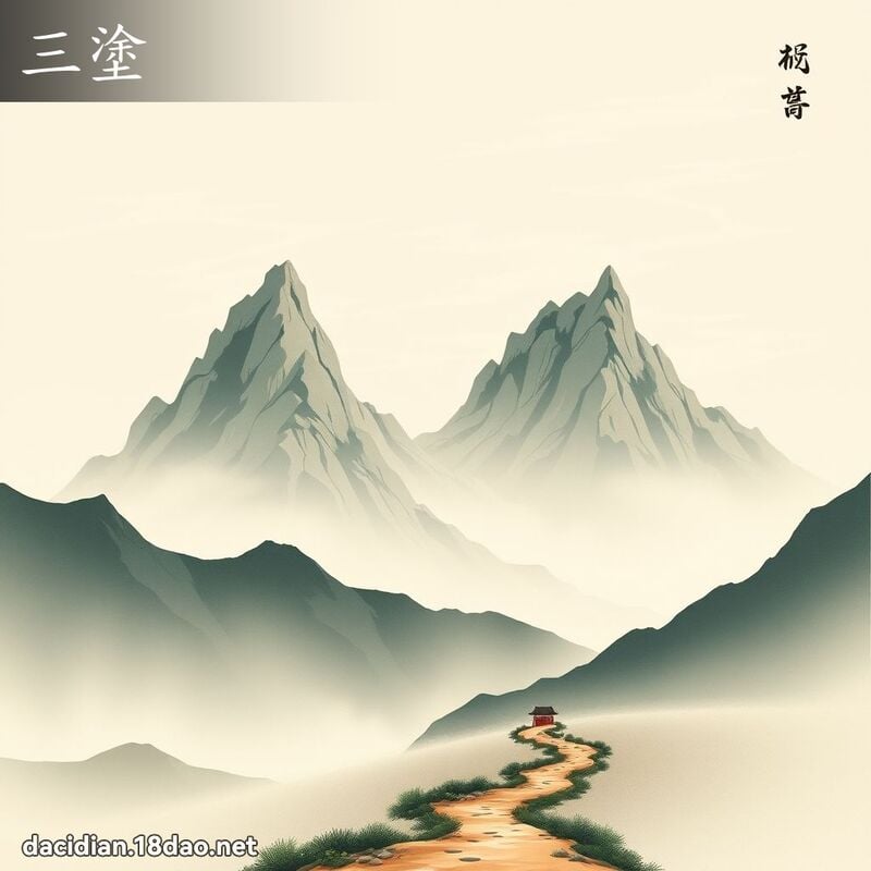三涂 - 国语大辞典配图