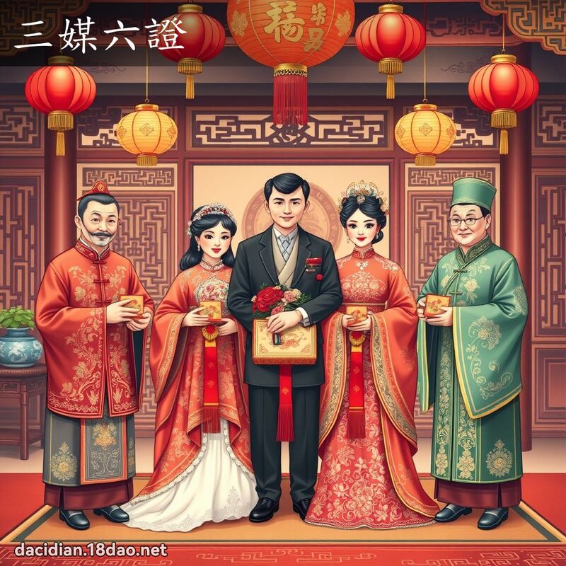 三媒六证 - 国语大辞典配图