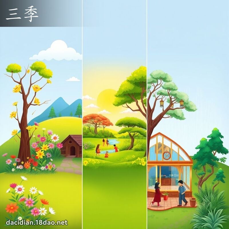 三季 - 国语大辞典配图
