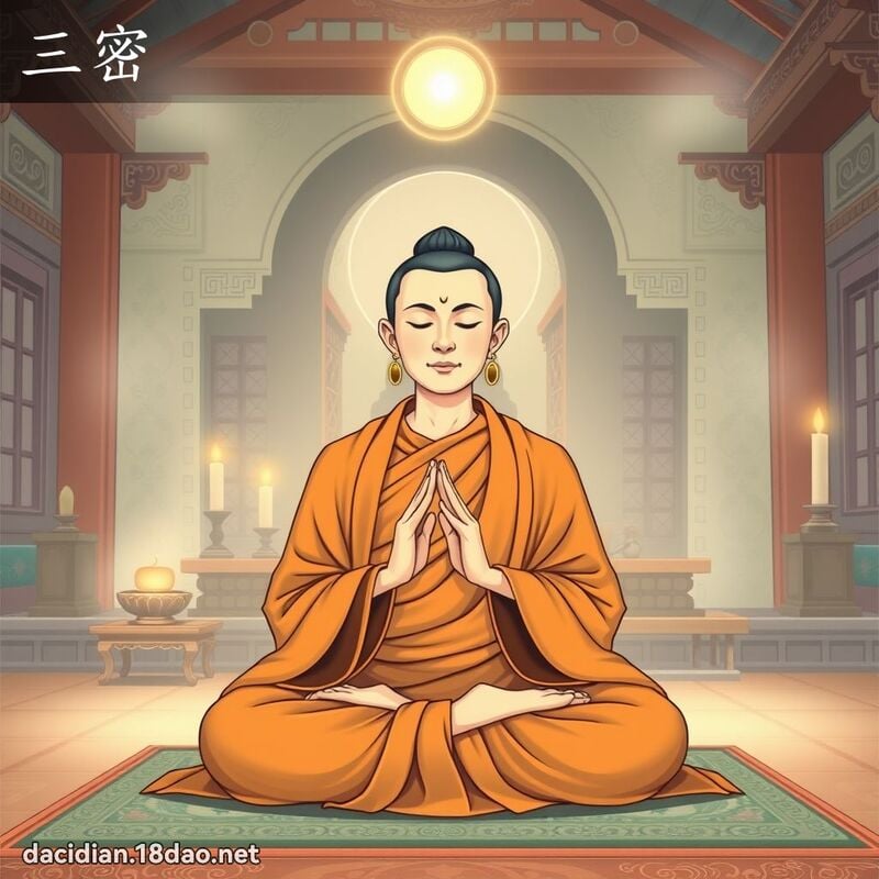 三密 - 国语大辞典配图