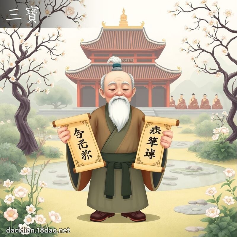 三宝 - 国语大辞典配图